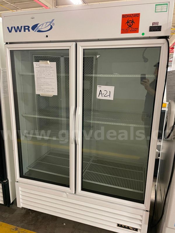 VWR Glass Door Lab Refrigerator, Model GDM-49-SCI-HC