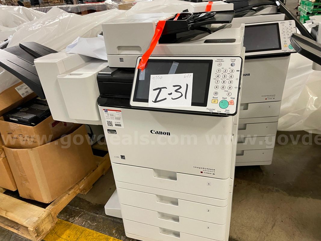 Lot of (2) Canon ImageRunner Advance Copiers