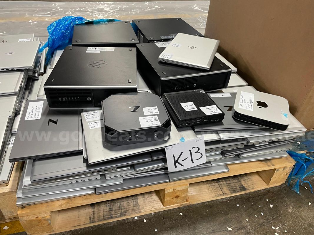 Lot of Assorted Laptop and Desktop Computers