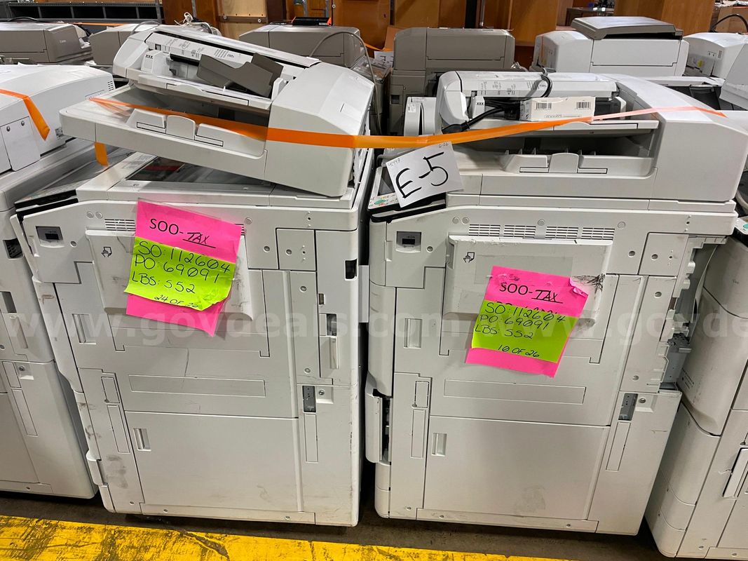 Lot of (2) Canon ImageRunner Copier Stations