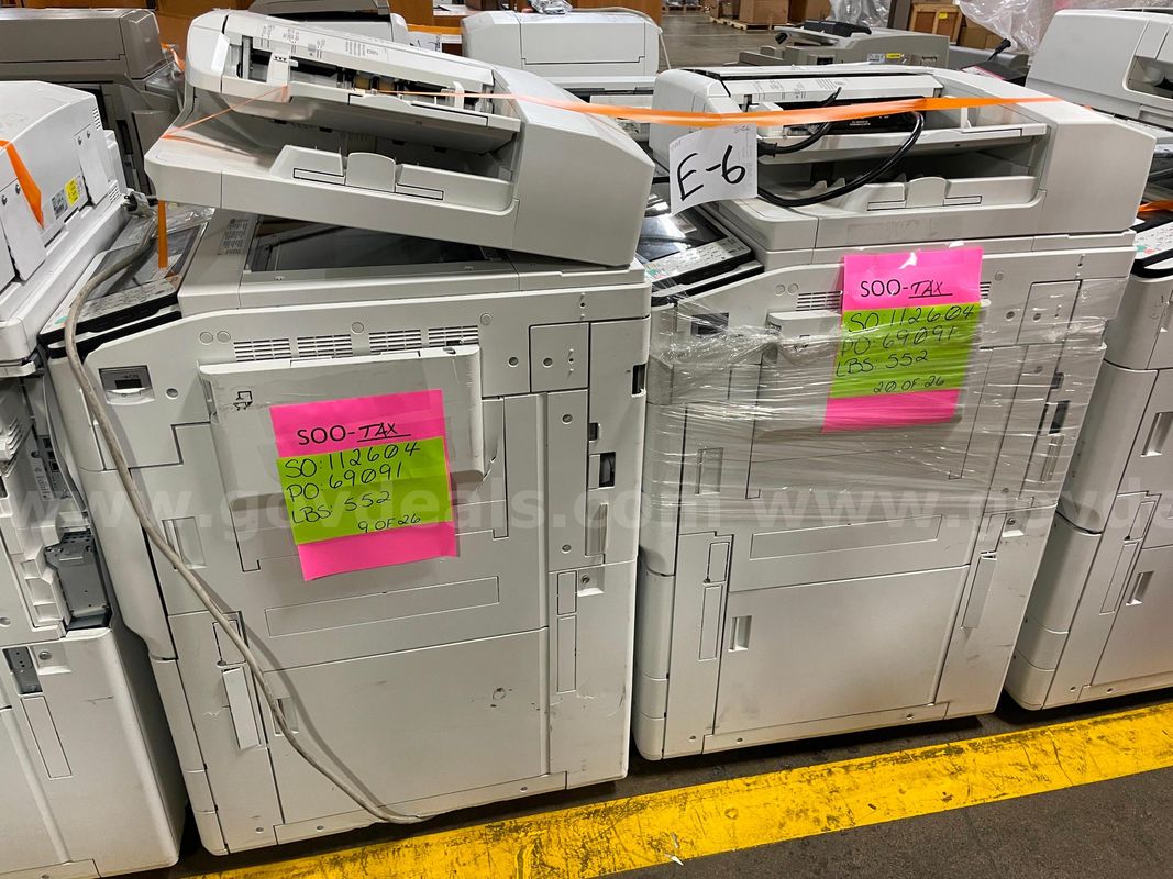 Lot of (2) Canon ImageRunner Copier Stations