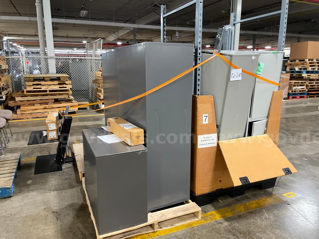 Lot of Metal File Cabinets, Shelves and Misc *Scrap*