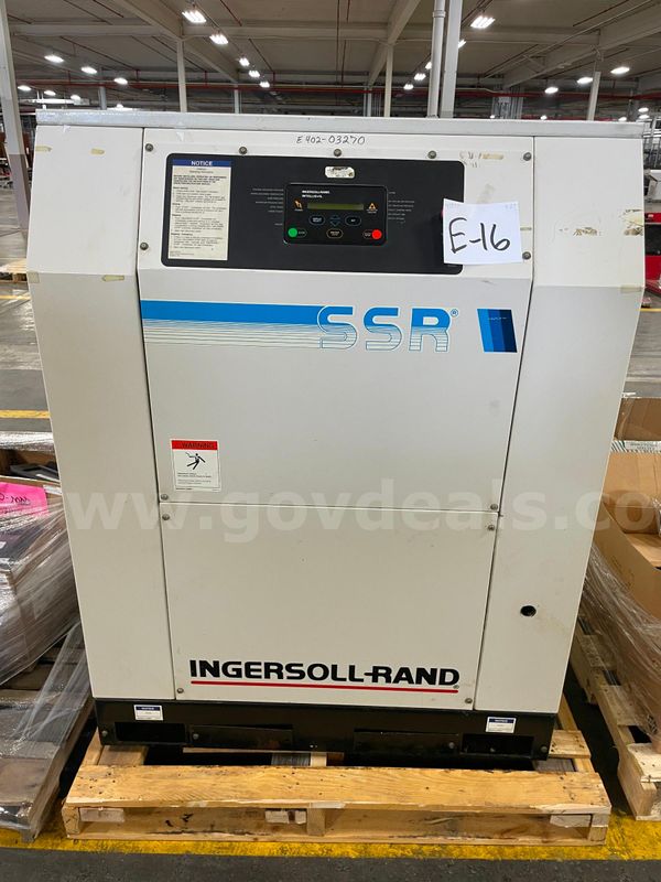 Ingersoll Rand Air Compressor, Model SSR-EP30SE