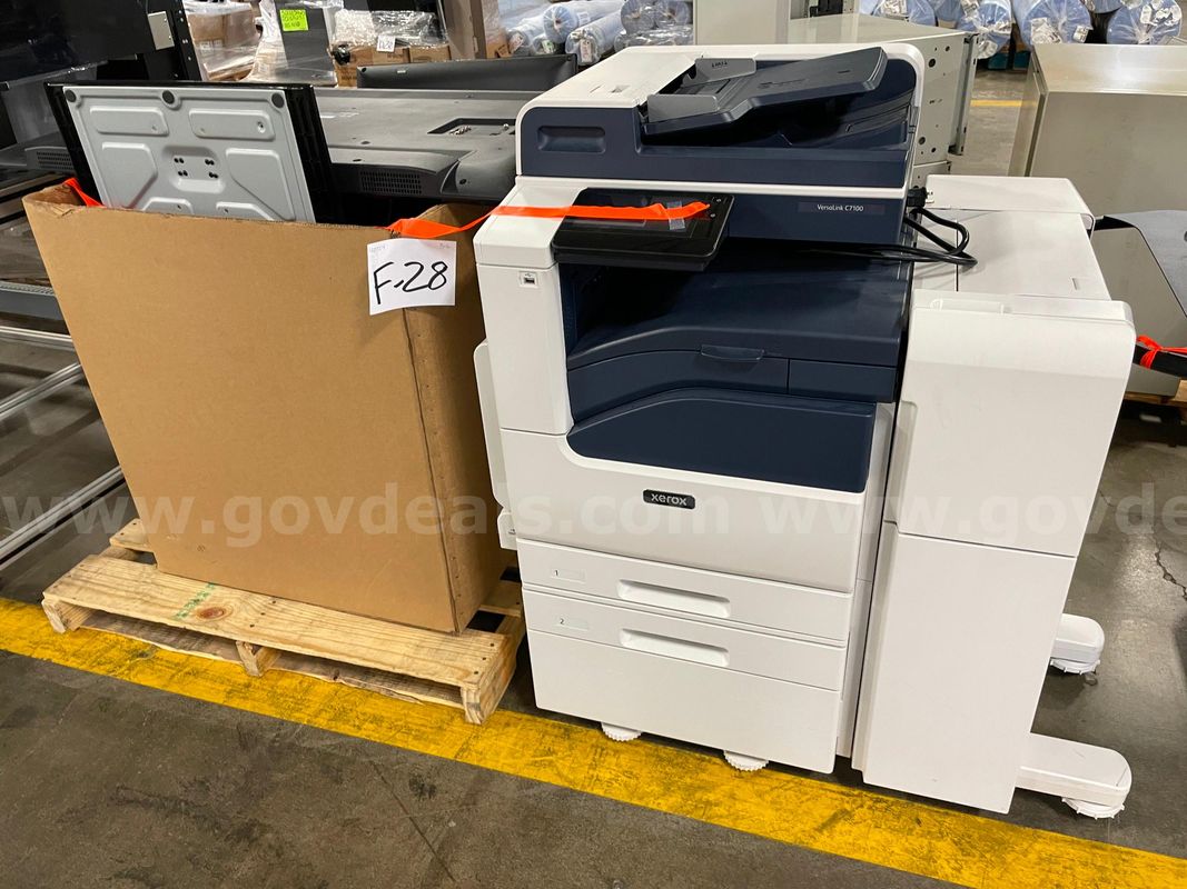 Lot of a Xerox Copier and Various Televisions