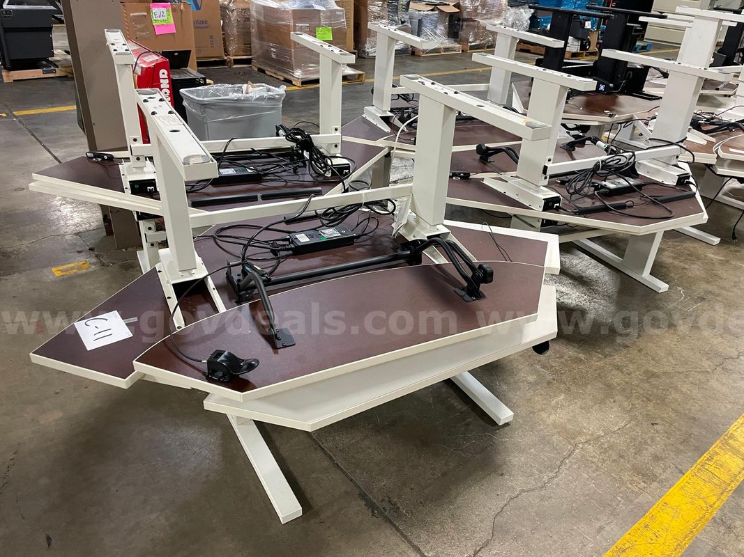 Large Lot of Sit-Stand Desks