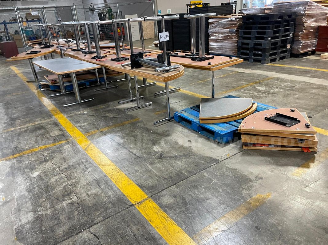 Lot of Various Metal Framed Tables
