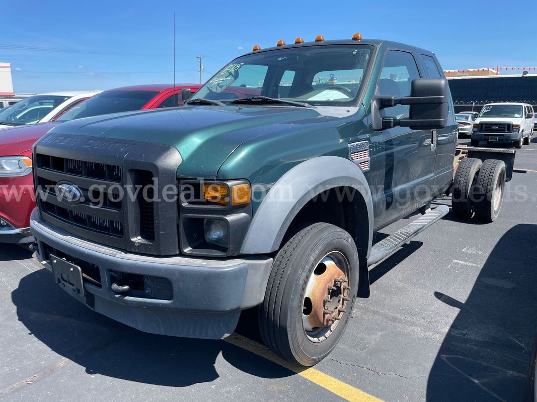 2009 Ford F-550 XL SD 4WD EXT CAB CHASSIS 6.4L V8 TURBO DIESEL **LOW MILES**