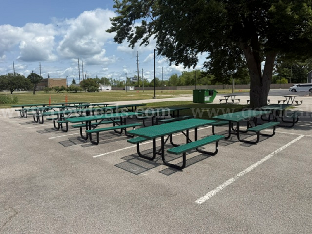 Lot of (14) Picnic Tables