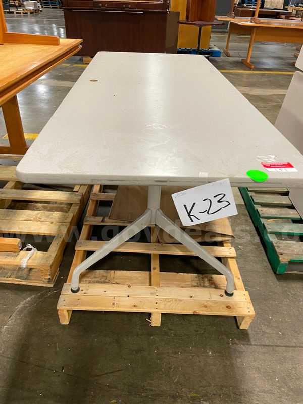 Gray EAMES Table, 30in x 72in