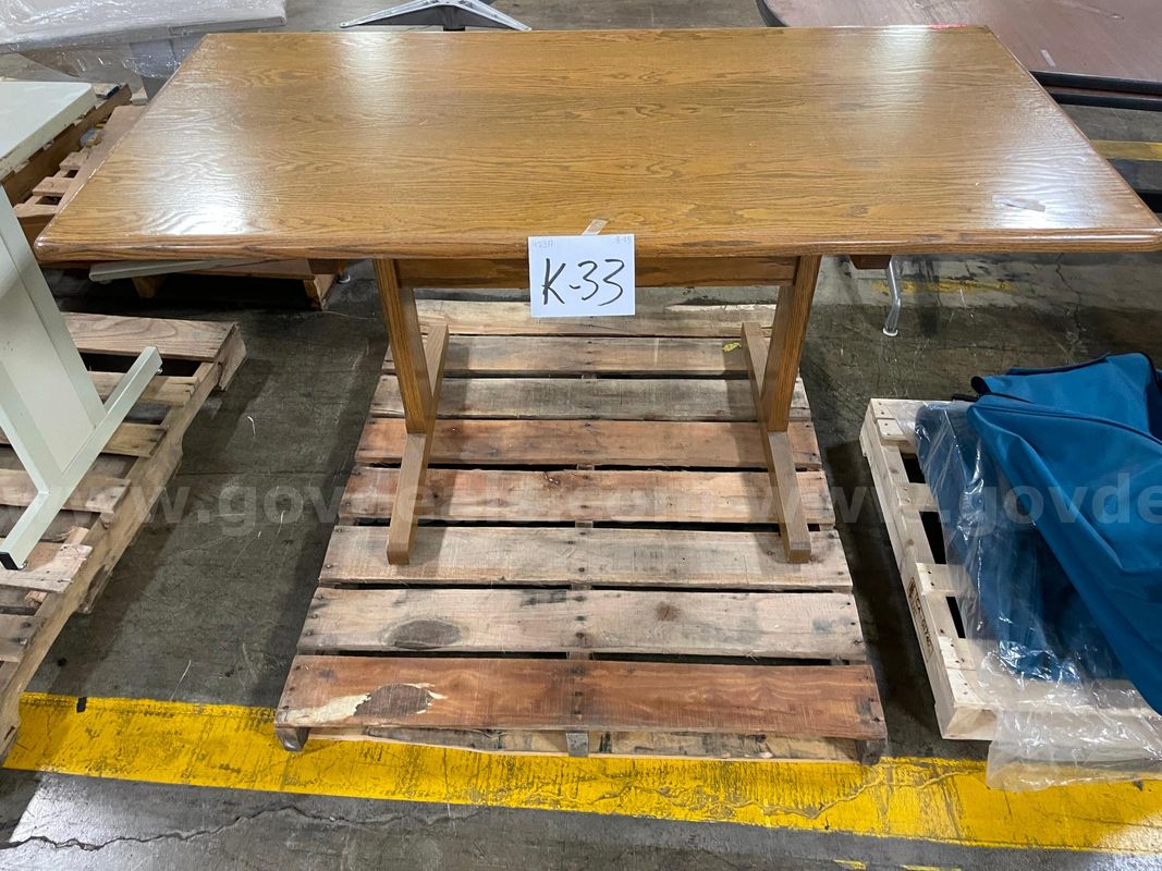 Wooden Table, 30in x 60in