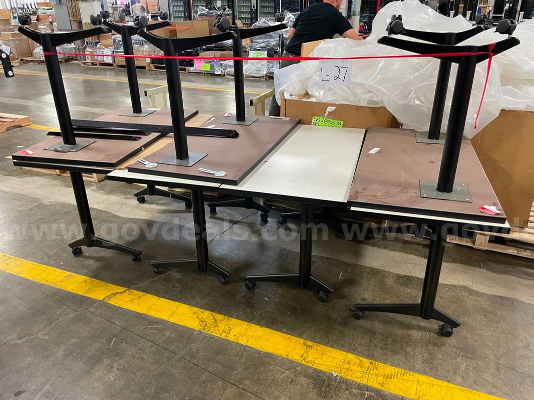 Lot of (7) National Waveworks Tables, 2ft x 4ft