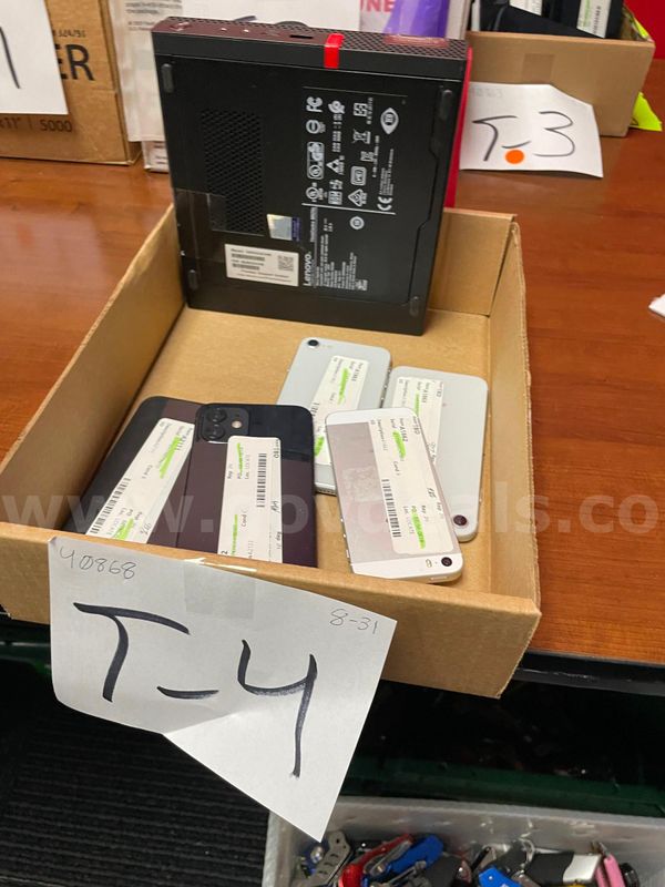 Lot of (5) Cell Phones and a Lenovo M920q