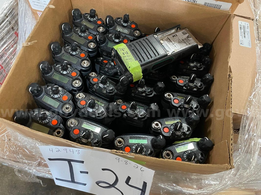 Lot of Motorola 2-Way Radios and Other Emergency Vehicle Items