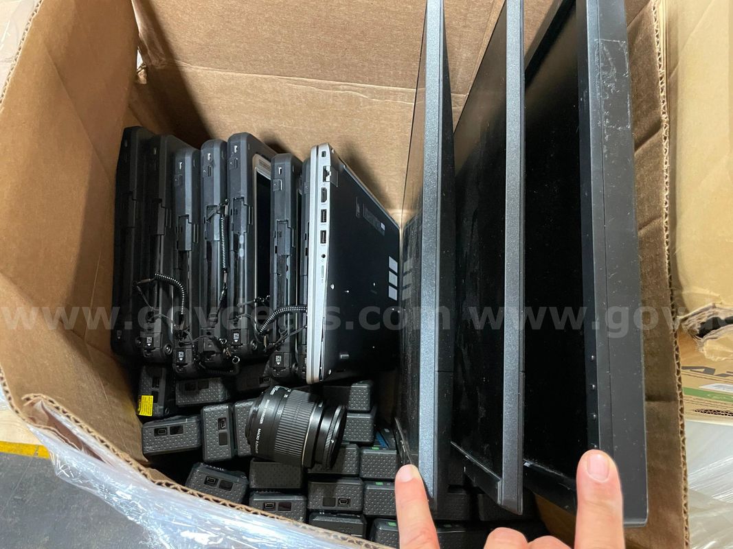 Lot of Panasonic Toughbooks, Thermal Printers, and Desktops