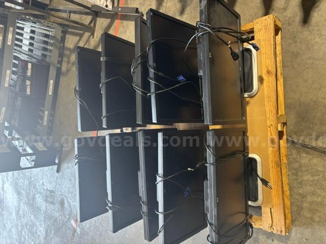 LOT OF MONITORS, LAPTOPS, AND PRINTER
