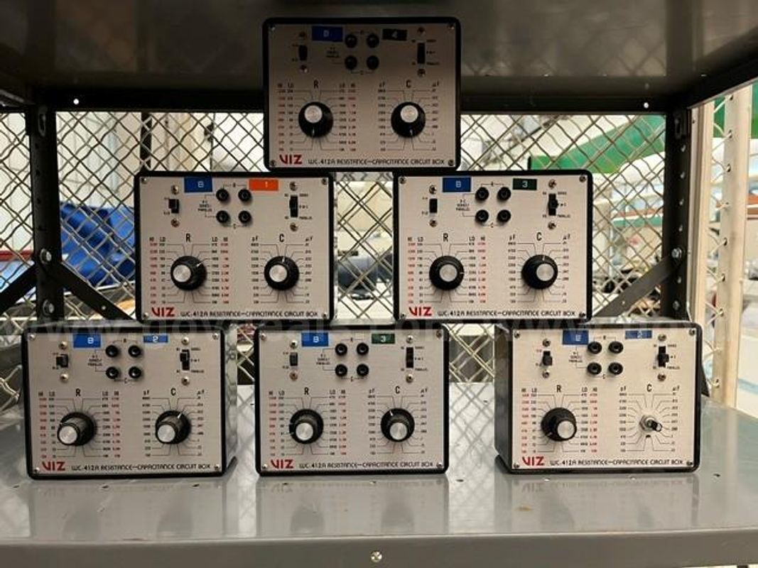 6 Used VIZ WC 412A Resistance Capacitor