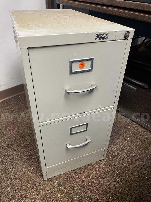 4 - 2 door filing cabinets and 2 - 4 drawer cabinets and 1 mailbox