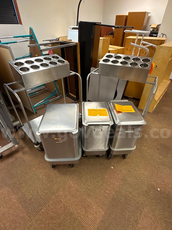 Flour storage and utensil holders