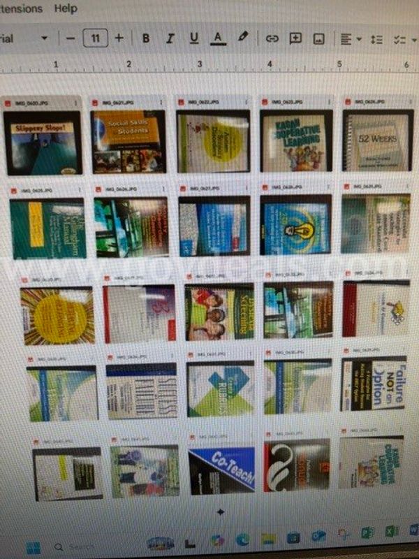 25 assorted education books