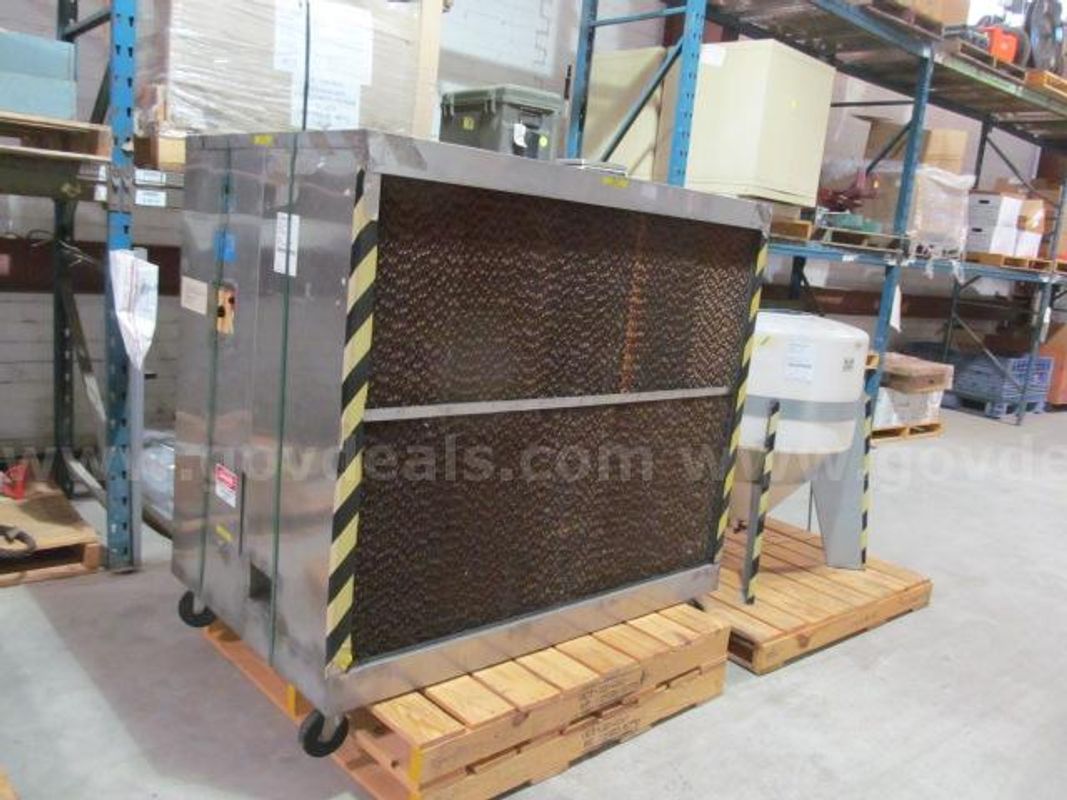2 Pallet Lot of Evaporative Cooler and Tank