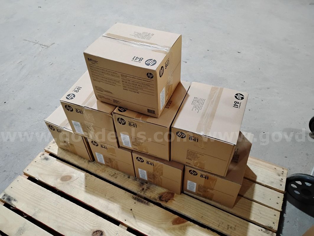 Lot of 8 ea Hewlett -Packard 841 Cleaning Containers