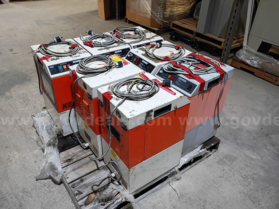 Pallet of 7 ea Kemper Mini Weldmaster Fume Extractors