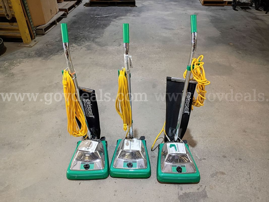 Lot of 3 ea Bissell Big Green Commercial Vacuum Cleaner