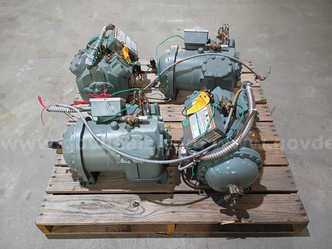 4 ea Carlyle 5HP Semi-Hermetic Reciprocating Compressors