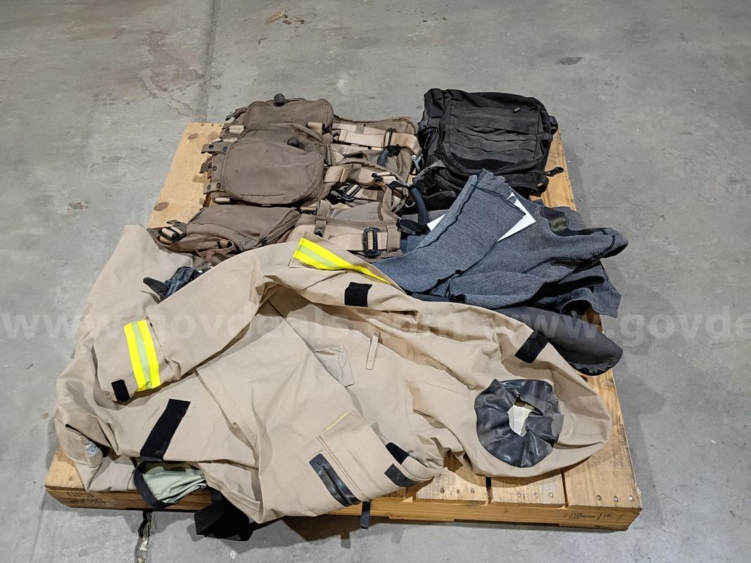 1 Pallet Lot of Misc Military Gear