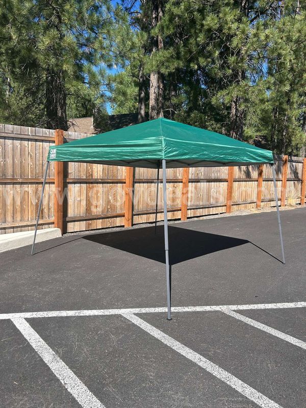 10x10 green pop-up canopy tent