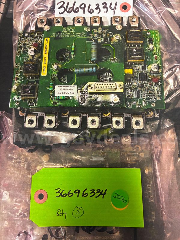 P/N: 36696334 (quantity 3) Printed Circuit Board 109, f/inverter MP36PH3S