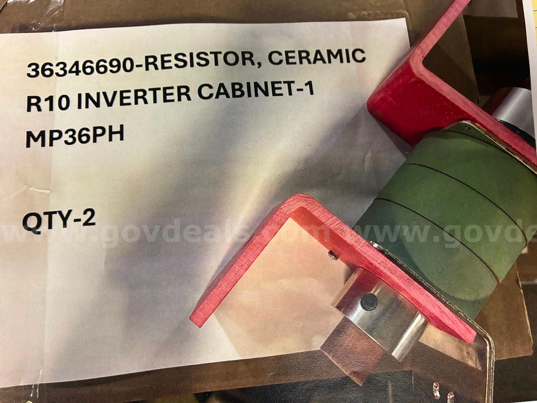 P/N: 36346690 (quantity 2) Resistor, Ceramic R10 Inverter Cabinet-1 MP36PH