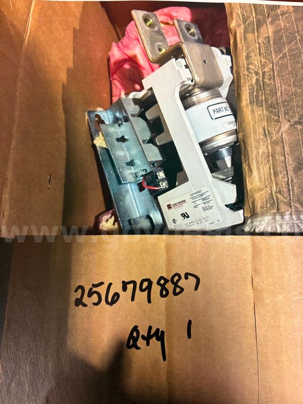P/N: 25679887 (quantity 1) Contactor, Size 6, 600V, 3 Pole, Open, Coil 480V, Vacuum 2-500MCM