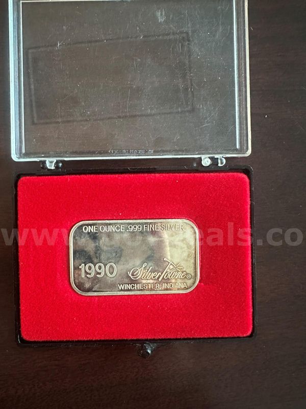 CITY LOT 3: 1999 Silvertowne Silver Bar