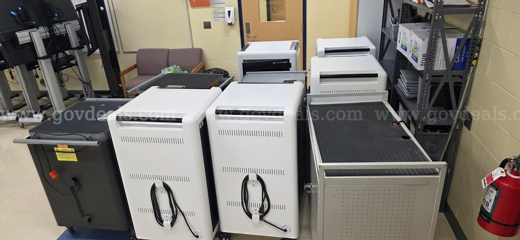 Chrome book storage carts