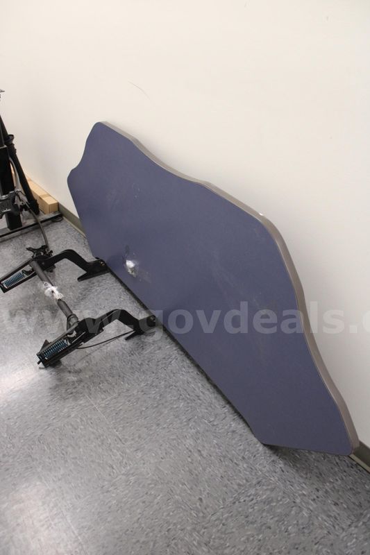 Office desk w/ monitor holder