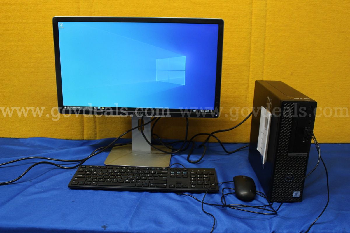 Dell OptiPlex 5000- Intel i5, 16GB DDR4 RAM, 1TB SSD, OS: Windows 10, (1) Keyboard, (1) Monitor, (1) Mouse