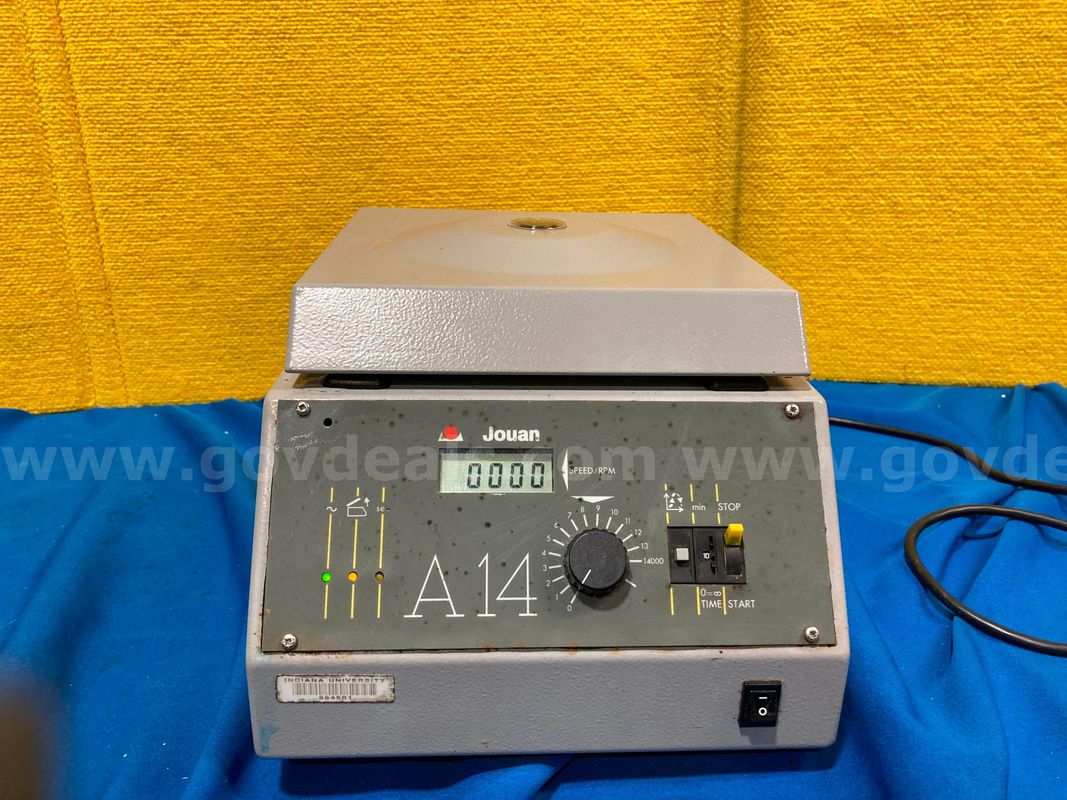 (1) Jouan Model A 14 Centrifuge