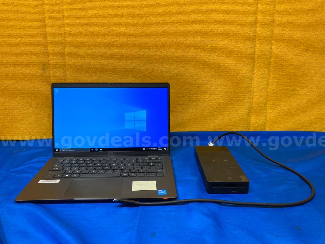 (1) Dell Latitude 7420 14.0" FHD Laptop- Intel i5, 16GB RAM, 256 SSD, OS: Windows 10 Home, (1) Docking Station