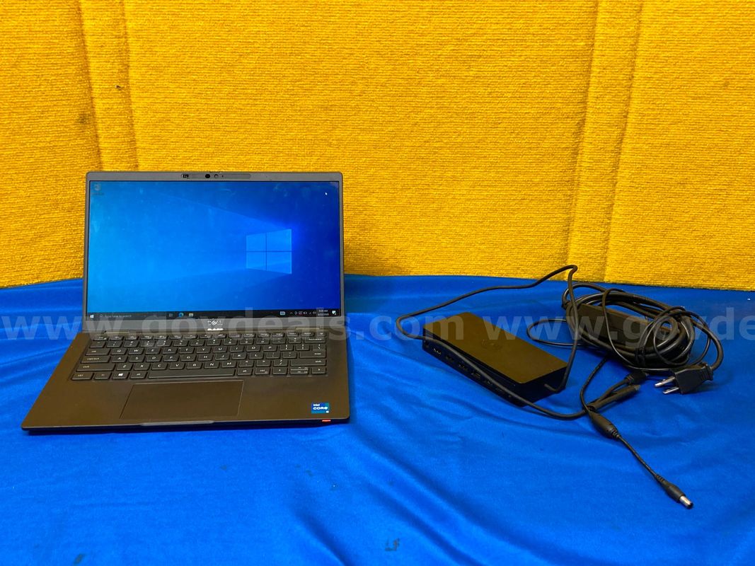 (1) Dell Latitude 7420 14.0" Laptop - Intel I5, 16GB RAM, 256GB SSD, OS: Windows 10 home, (1) Docking Station
