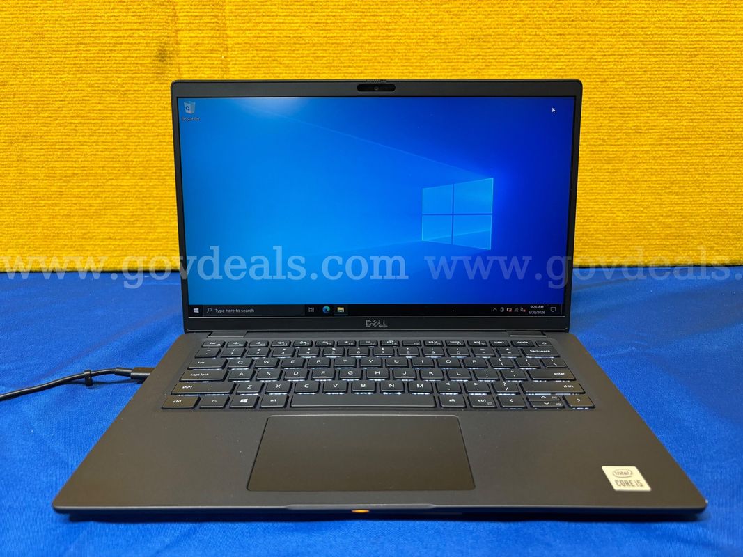 (1) Dell Latitude 7410 14" Laptop- Intel i5, 16GB RAM, 256GB SSD, OS: Windows 10 Home