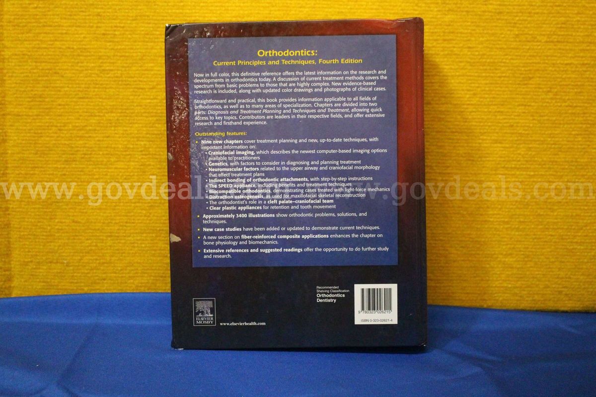 (1) Orthodontics: Current Principles and Techniques (4th Edition) Book
