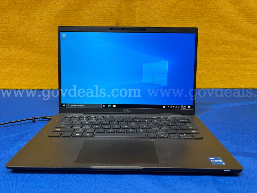 (1) Dell Latitude 7420 14" Laptop- Intel i5, 16GB RAM, 256GB SSD, OS: Windows 10 Home