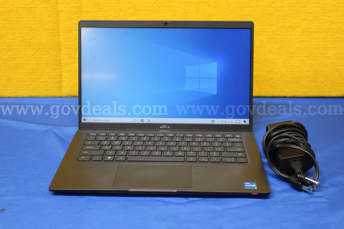 (1) Dell Latitude 7420 14.0"" FHD Laptop - Intel i5, 16GB RAM, 256 SSD, OS: Windows 10 Home (1) Power Adapter