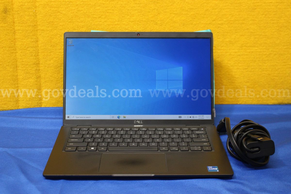 (1) Dell Latitude 7430 14.0" FHD Laptop - Intel i5, 16GB RAM, 256 SSD, OS: Windows 10 Home (1) Power Adapter