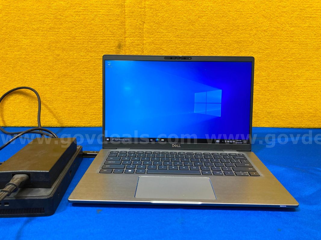 (1) Dell Latitude 7430 14" Laptop- Intel i5, 16GB RAM, 256GB SSD, OS: Windows 10 Home, (1) Charger