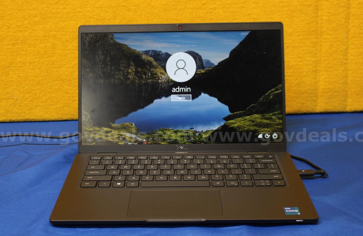 (1) Dell Latitude 7420 14.0" FHD Laptop - Intel i5, 16GB RAM, 256 SSD, OS: Windows 10 Home (1) Power Adapter