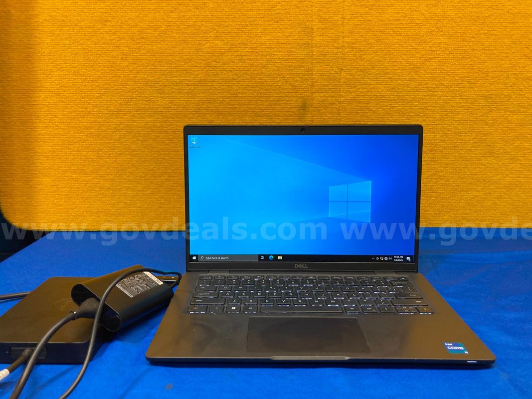 (1) Dell Latitude 7420 14" Laptop- Intel i5, 16GB RAM, 256GB SSD, OS: Windows 10 Home, (1) Charger
