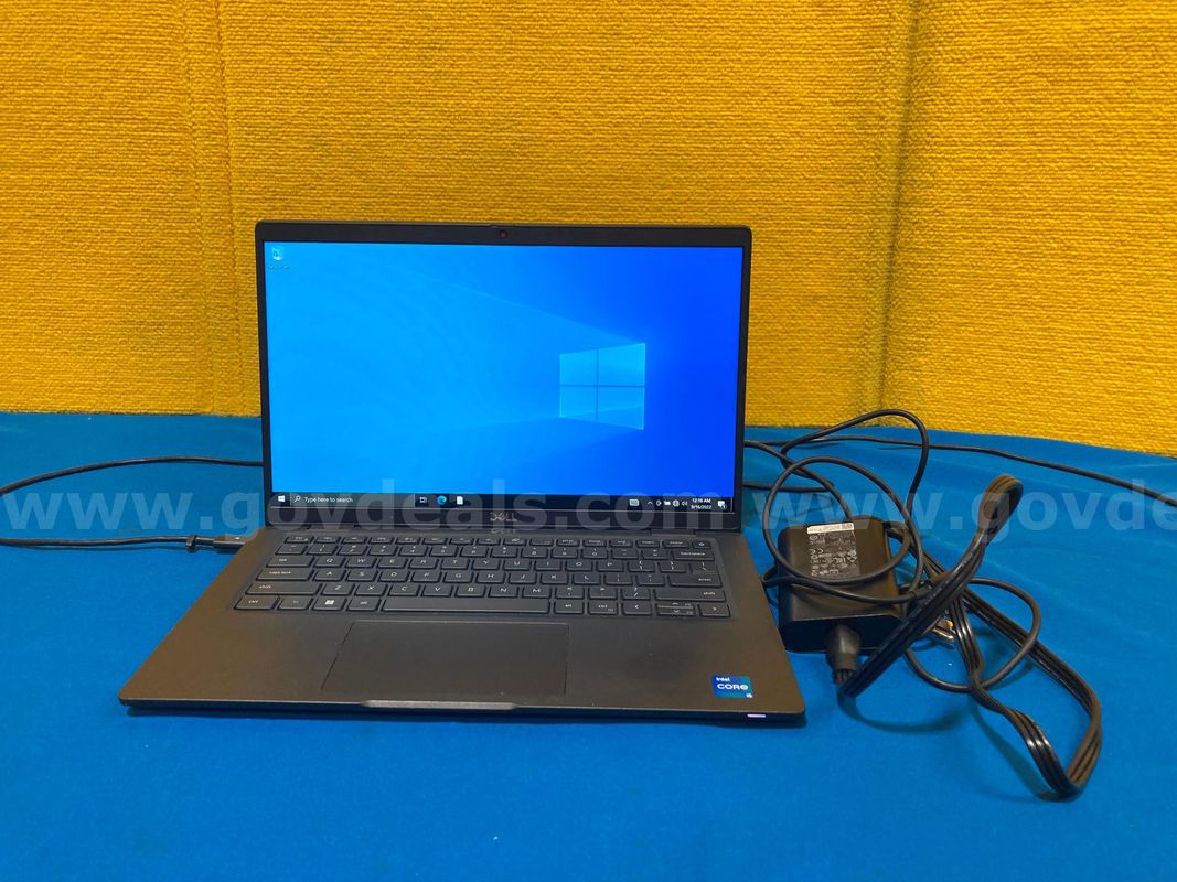 (1) Dell Latitude 7430 14" Laptop- Intel i5, 16GB RAM, 512GB SSD, OS: Windows 10 Home, (1) Power Adaptor