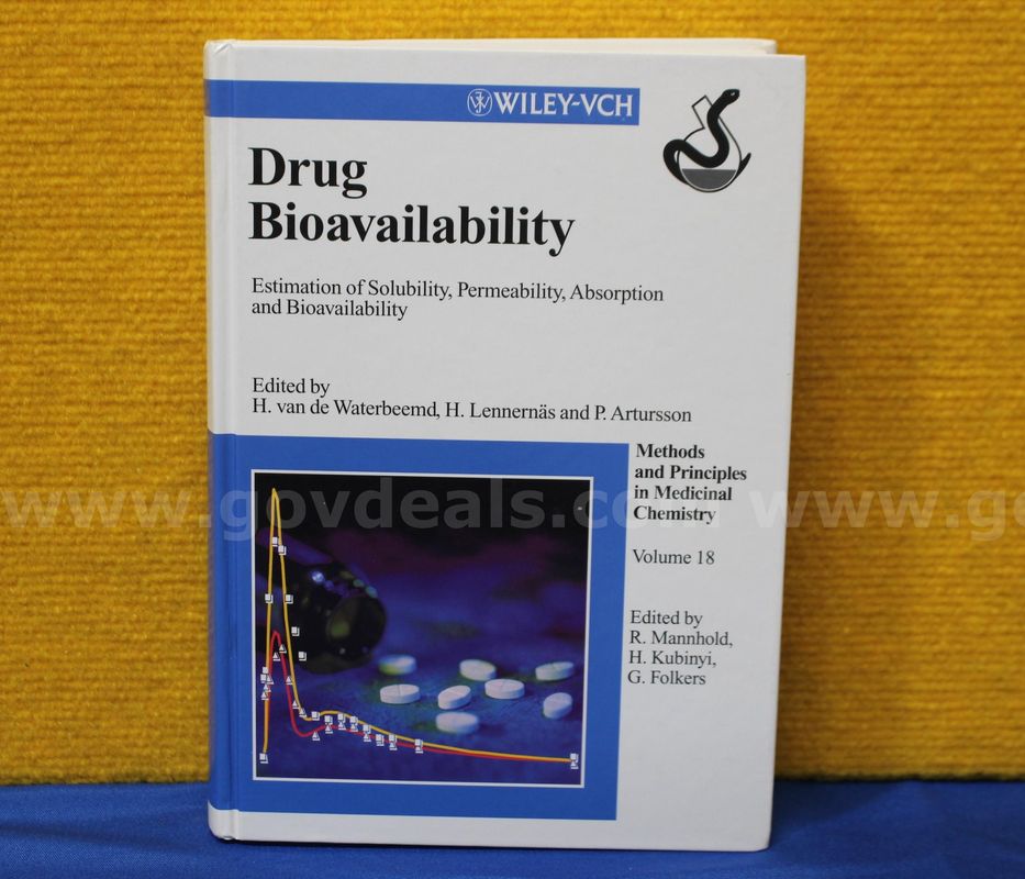 (1) Drug Bioavailability: Estimation of Solubility, Permeability, Absorption and Bioavailability (Vol. 18) Book